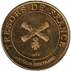 Jeton touristique - 80- Thiépval - Somme France - Le monument - 2014