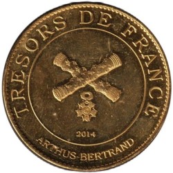 Jeton touristique - 80- Thiépval - Somme France - Le monument - 2014