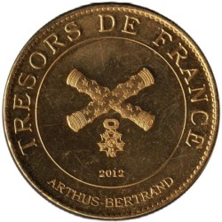 Jeton touristique - 80- Thiépval - Somme France - Le buste de soldat - 2012