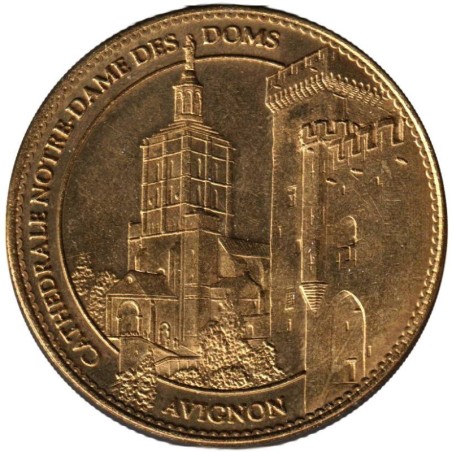 Jeton touristique - 84- Avignon - Cathédrale Notre-Dame des Doms - Le clocher - 2006