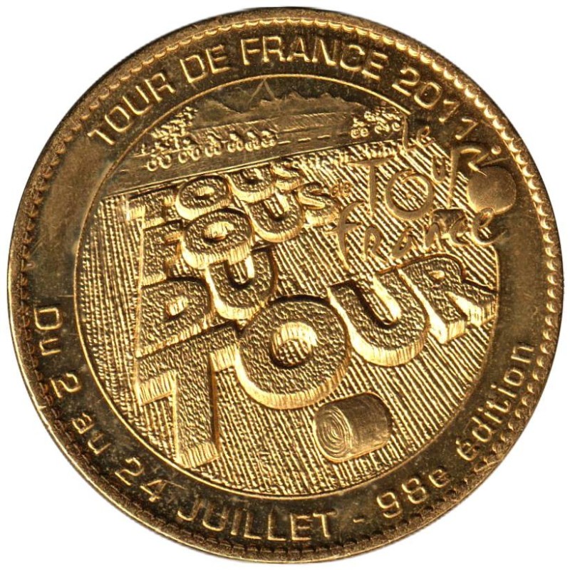 Jeton touristique - 92- Issy-les-Moulineaux - Tour de France - 2011