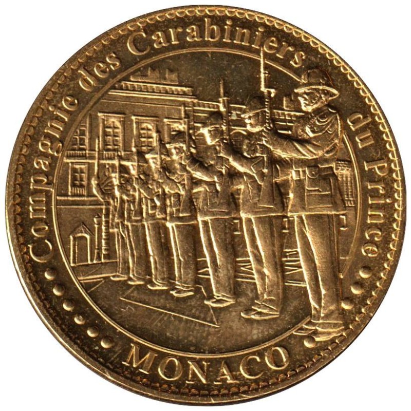 Jeton touristique - 98- Monaco  - Compagnie des carabiniers du prince - 2012