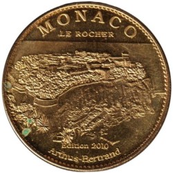 Jeton touristique - 98- Monaco  - Grand prix F1 - Le rocher - 2010