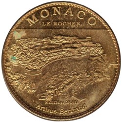 Jeton touristique - 98- Monaco  - Grand prix F1 - Le rocher - 2010