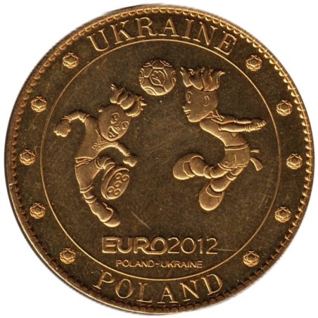 Jeton touristique - 99- Pologne  - Euro 2012 - Mascotte - 2012