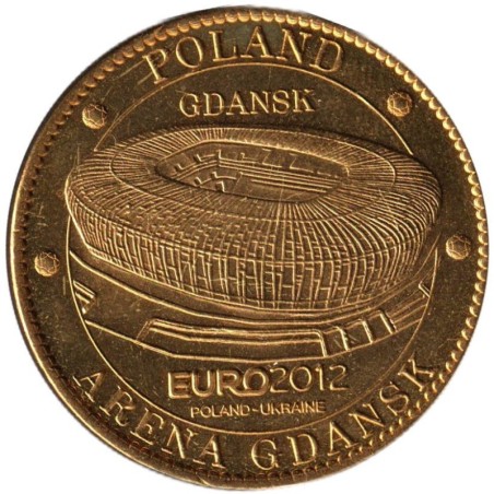Jeton touristique - 99- Pologne  - Euro 2012 - Stade de Gdansk - 2012