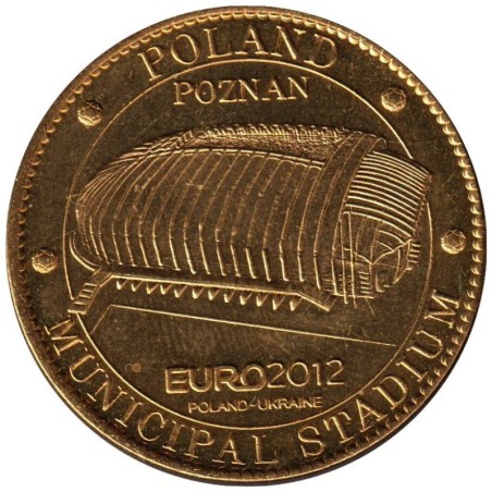 Jeton touristique - 99- Pologne  - Euro 2012 - Stade de Poznan - 2012