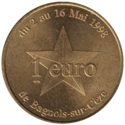 BAGNOLS SUR CEZE - 1 euro des villes - 1998 - Etat : SUP