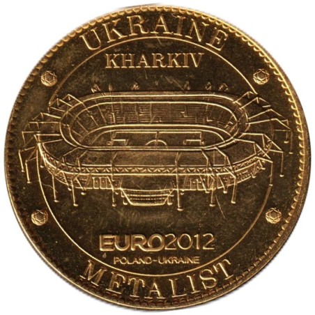 Jeton touristique - 99- Ukraine  - Euro 2012 - Stade de Khariv - 2012