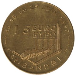 BANDOL - 1,5 euro des villes - 1997 - Etat : SUP