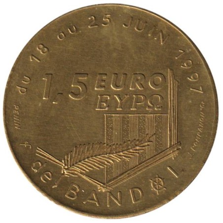 BANDOL - 1,5 euro des villes - 1997 - Etat : SUP BANDOL - 1,5 euro des villes - 1997 - Etat : SUP