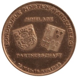 BONDOUFLE - 1 euro des villes - 1998 - Etat : SPL