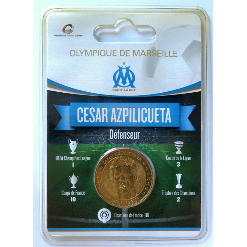 13- Marseille - OM - César Azpilicueta - Défenseur - 2012