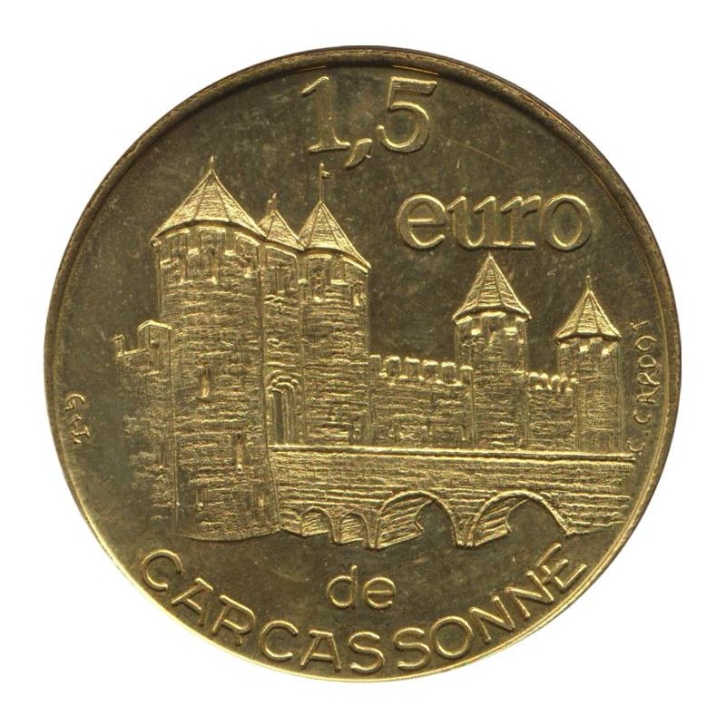 CARCASSONNE - 1,5 euro des villes - 1997 - Etat : SUP CARCASSONNE - 1,5 euro des villes - 1997 - Etat : SUP