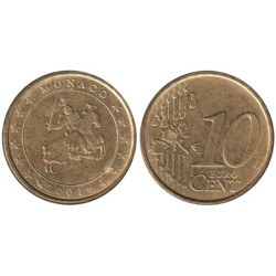 MONACO - 10 cents - 2001