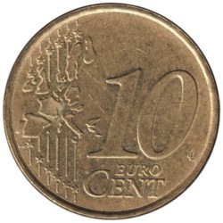 MONACO - 10 cents - 2001