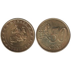 MONACO - 50 cents - 2002