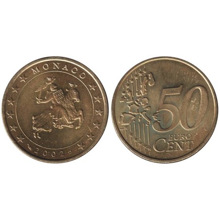 MONACO - 50 cents - 2002