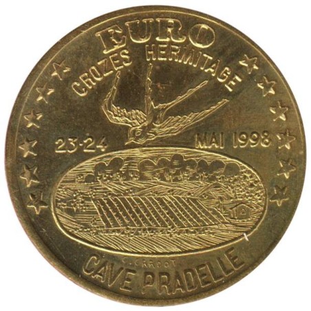 CROZE HERMITAGE - 1 euro des villes - 1998 - Etat : SUP