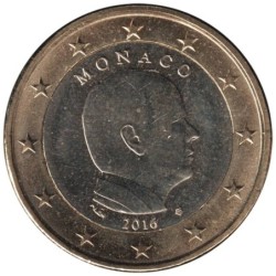 MONACO - 1 euro - 2016