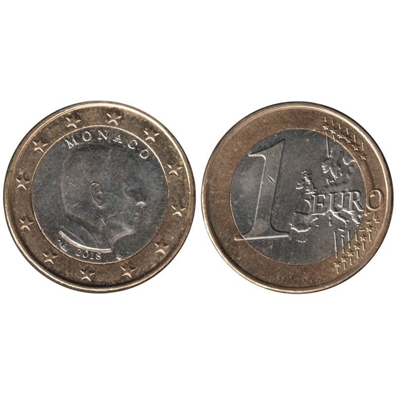 MONACO - 1 euro - 2018