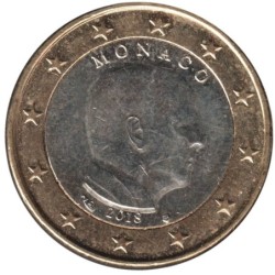 MONACO - 1 euro - 2018