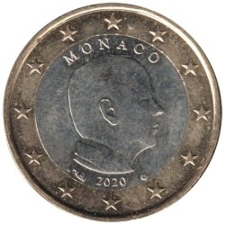 MONACO - 1 euro - 2020