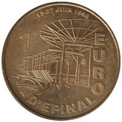 EPINAL - 1 euro des villes - 1998 - Etat : SUP