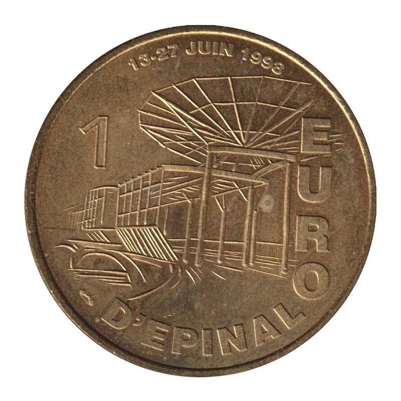 EPINAL - 1 euro des villes - 1998 - Etat : SUP