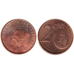 PAYS-BAS - 2 cents - 2001