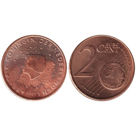 PAYS-BAS - 2 cents - 2001