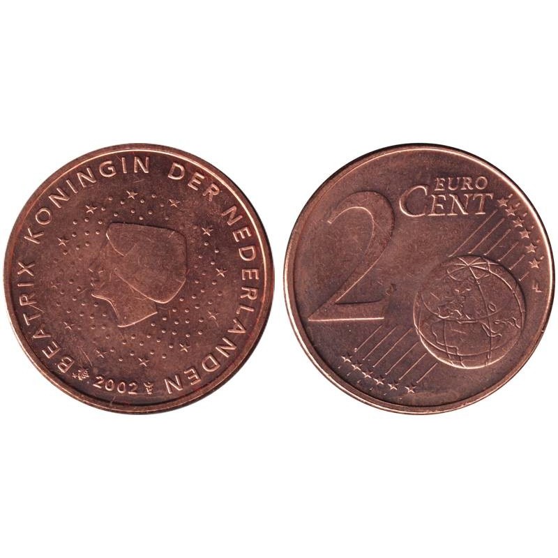 PAYS-BAS - 2 cents - 2002