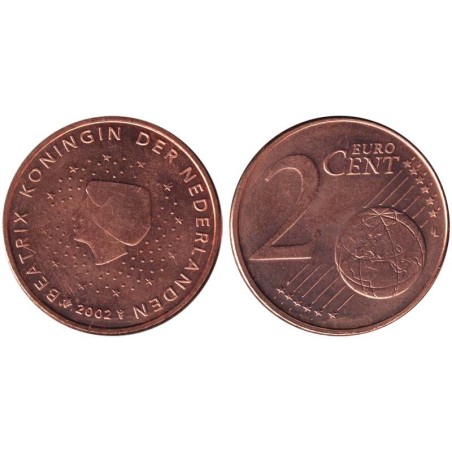 PAYS-BAS - 2 cents - 2002