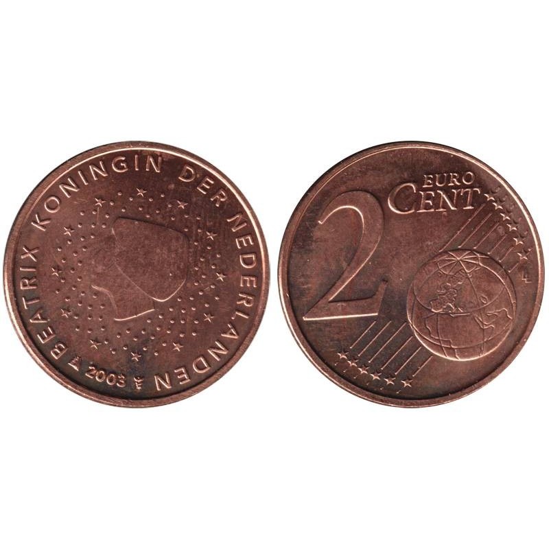 PAYS-BAS - 2 cents - 2003