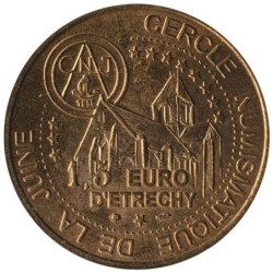 ETRECHY - 1,5 euro des villes - 1996 - Etat : SUP