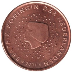 PAYS-BAS - 5 cents - 2001