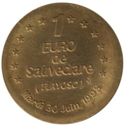 FLAYOSC - 1 euro des villes - 1998 - Etat : SUP