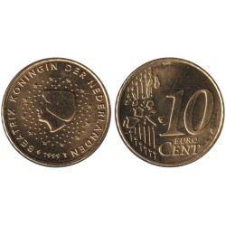 PAYS-BAS - 10 cents - 1999