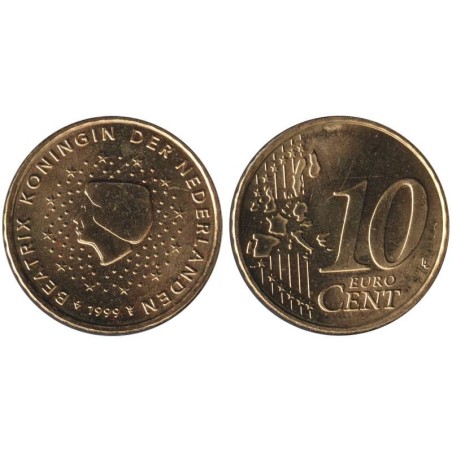 PAYS-BAS - 10 cents - 1999