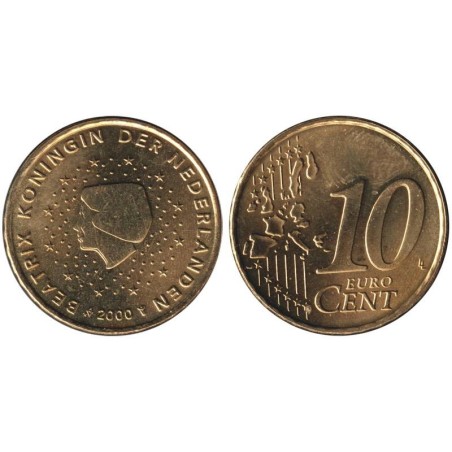 PAYS-BAS - 10 cents - 2000