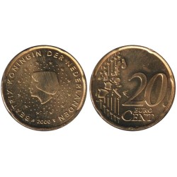 PAYS-BAS - 20 cents - 2000