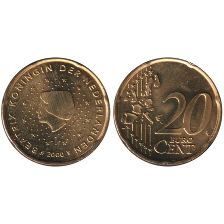PAYS-BAS - 20 cents - 2000