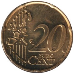 PAYS-BAS - 20 cents - 2000