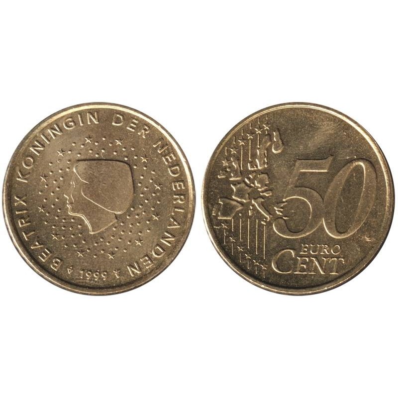 PAYS-BAS - 50 cents - 1999