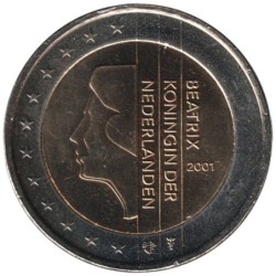 PAYS-BAS - 2 euros - 2001