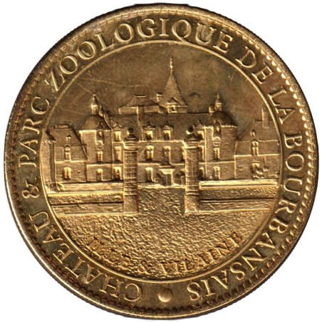 Jeton touristique - 35- Pleugueneuc - Château et parc zoologique - Le château- 2010