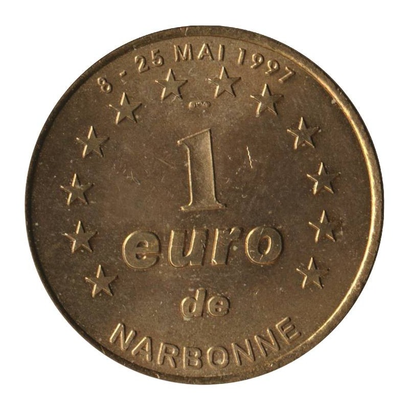 NARBONNE - 1 euro des villes - 1997 - Etat : SUP