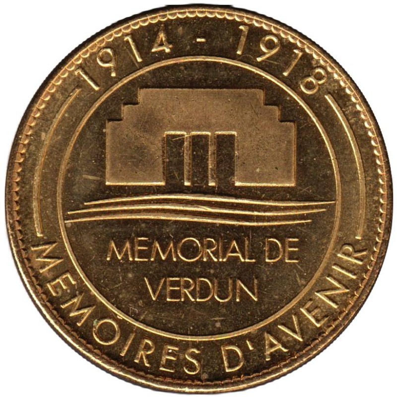 Jeton touristique - 55- Fleury-Devant-Douaumont - Mémorial de Verdun - Mémoires d'avenir - 2010