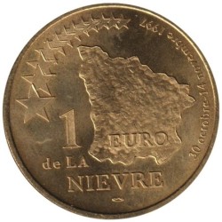 NIEVRE - 1 euro des villes - 1997 - Etat : SUP