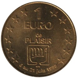 PLAISIR - 1 euro des villes - 1998 - Etat : SUP